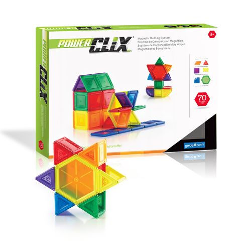 guidecraft磁力實心積木-70件