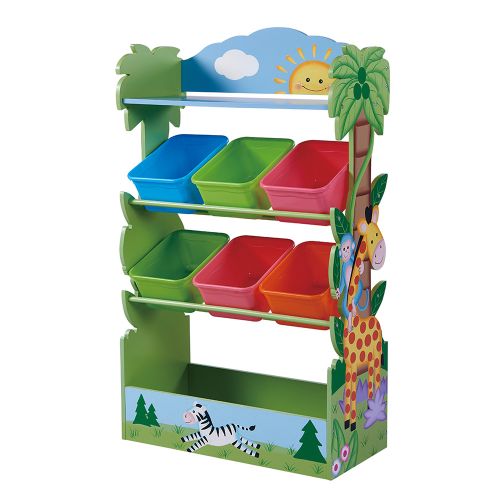 teamson叢林冒險四層收納架