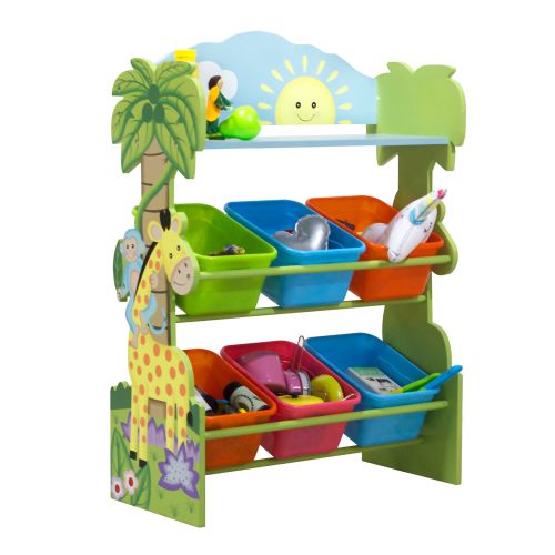 teamson草原探險三層收納架