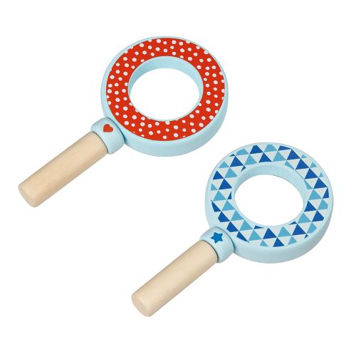 goki木製放大鏡（顏色隨機）