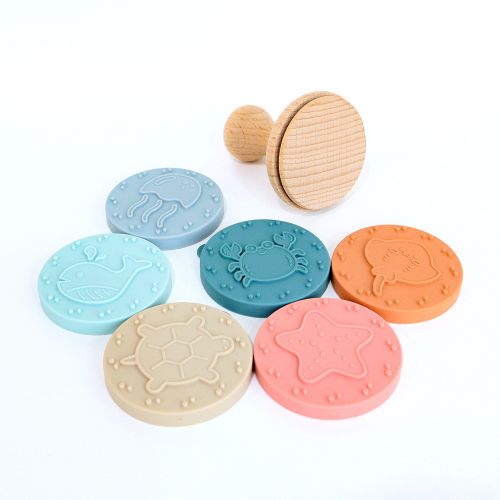 童心園 隨你換海洋矽膠印章