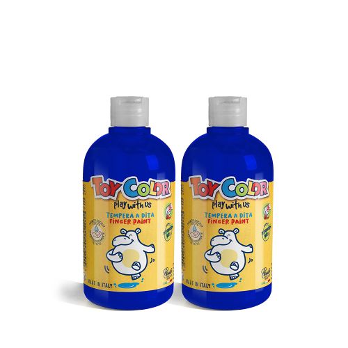 Toy Color手指膏500ml-藍 兩瓶